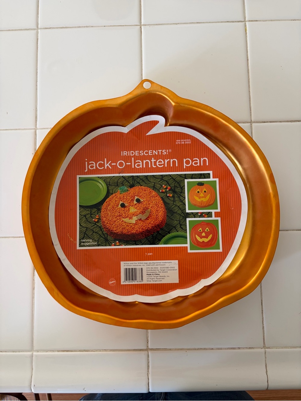 Vintage Wilton Jack‑O‑Lantern Pumpkin Cake Pan – NEW, Never Used